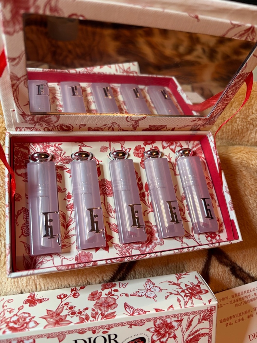 Dior Butterfly Lip Glow 5 Pieces Set